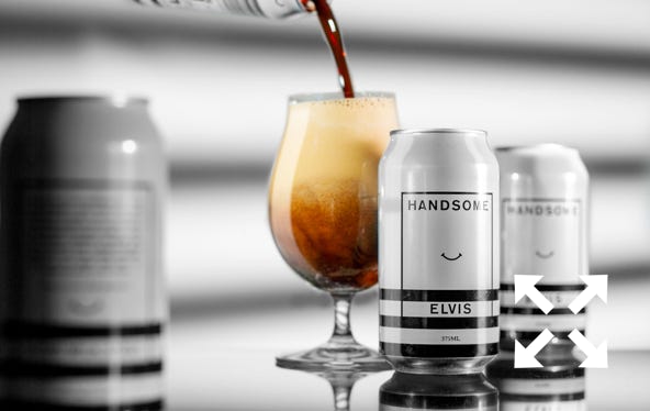 Balter Brewers Handsome Elvis Notro Milk Stout - A hug for your mouth.