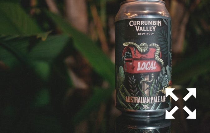 A local beer for locals